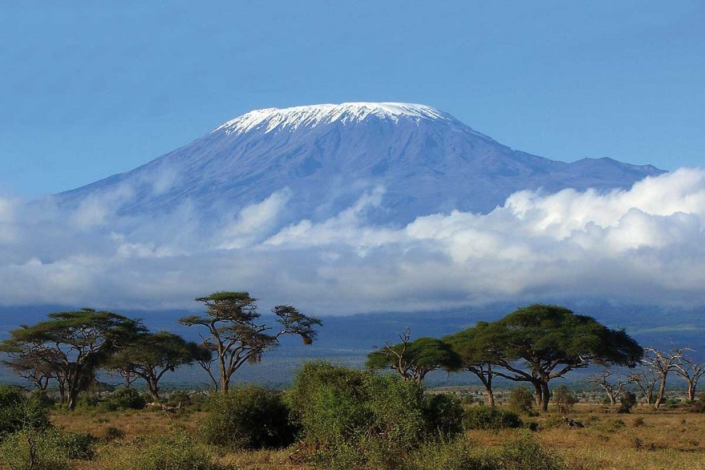 Kilimandscharo – auch vom Tal aus schön anzusehen